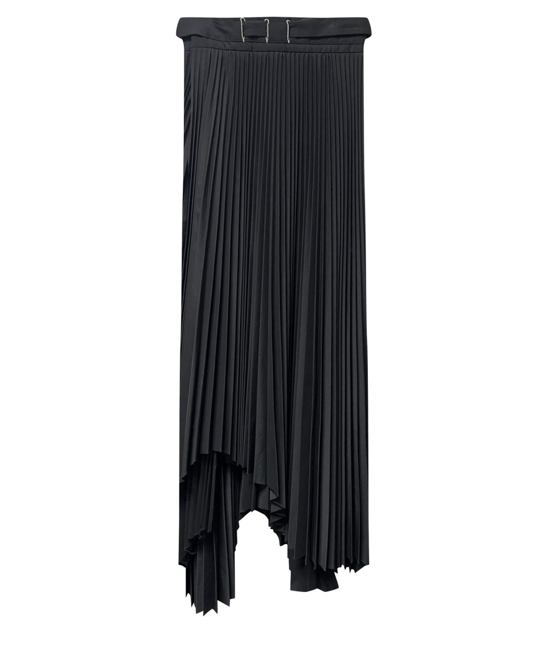 Awake NY Черная полиэстеровая юбка макси, фото 1