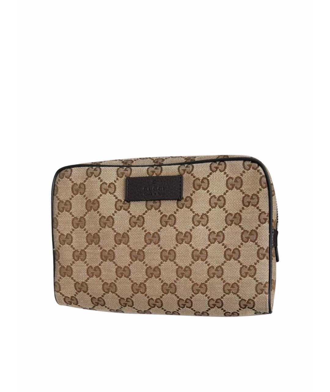 Brown gucci fanny pack best sale