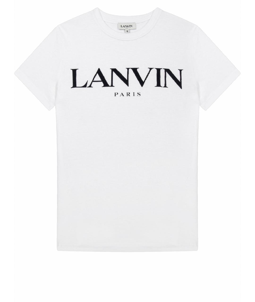 LANVIN Белый детская футболка / топ, фото 1