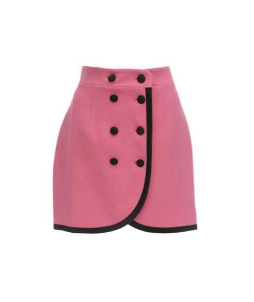 GEORGE KEBURIA Розовый вискозный костюм с юбками, фото 2