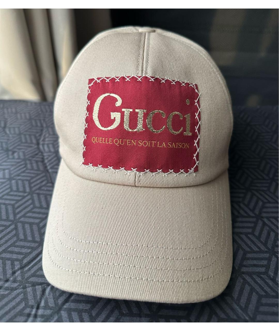 GUCCI Бежевая кепка/бейсболка, фото 8