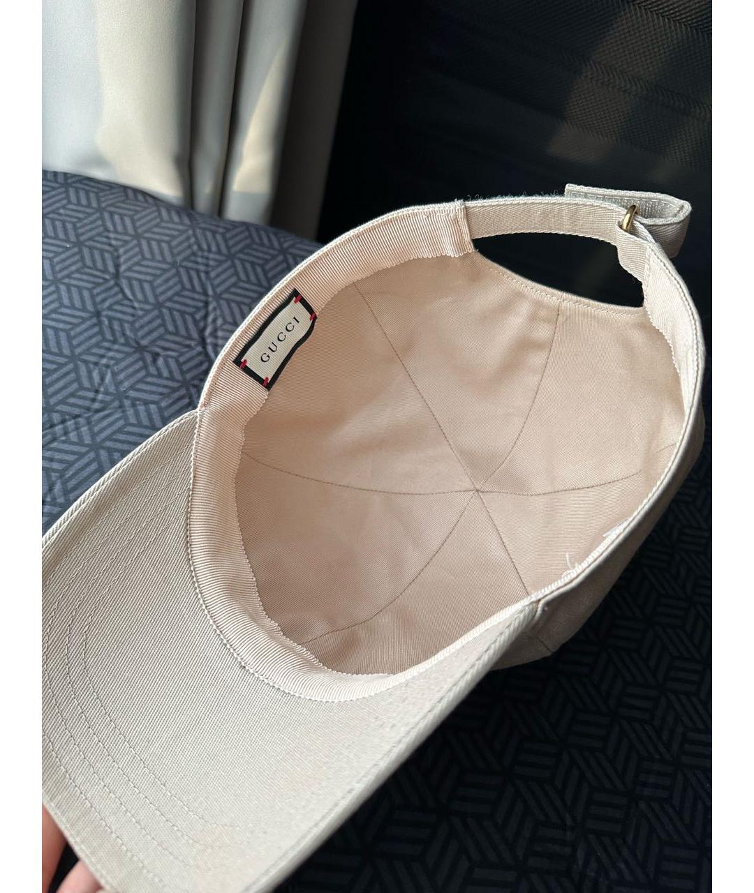 GUCCI Бежевая кепка/бейсболка, фото 4
