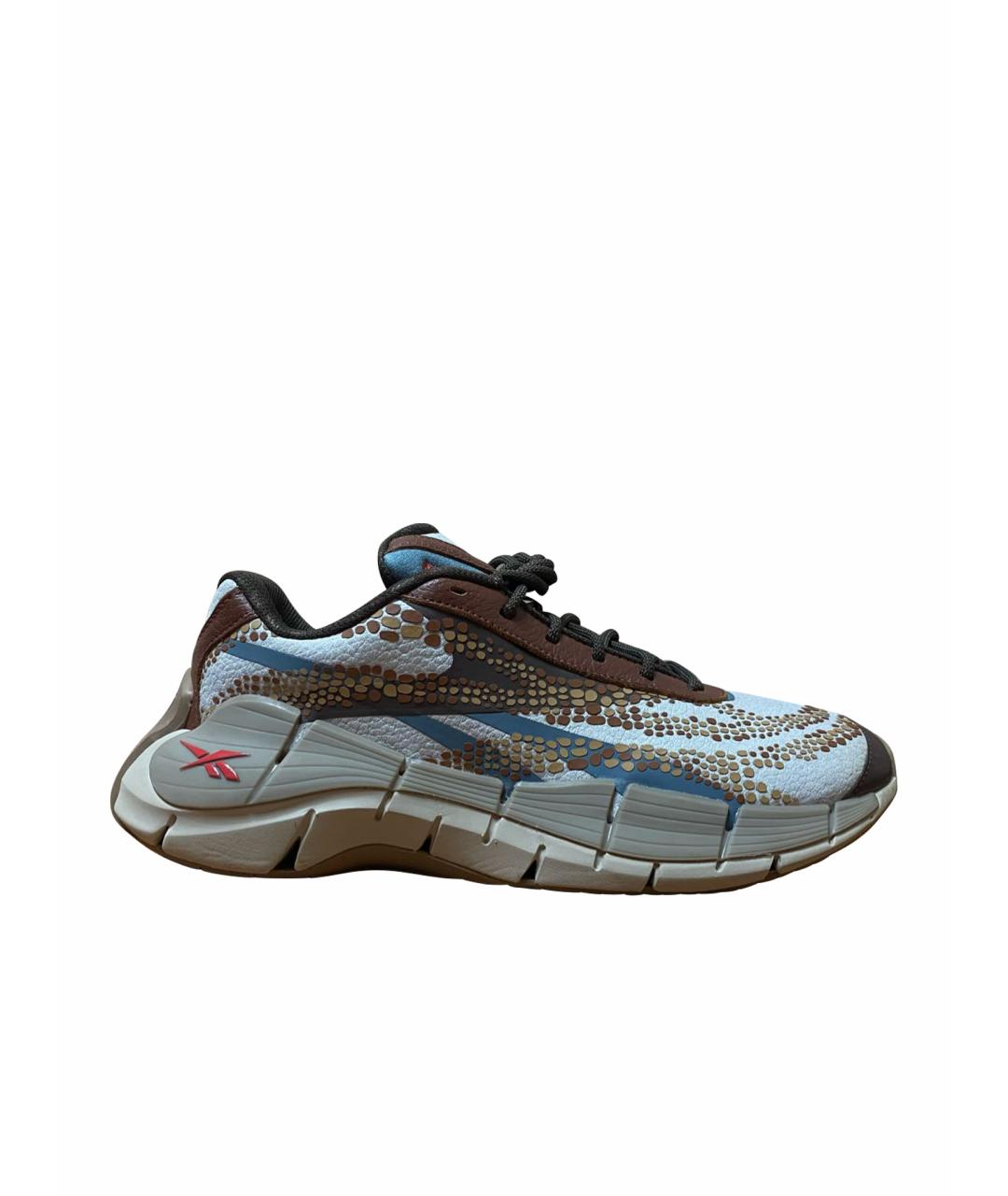 REEBOK Серые текстильные кроссовки, фото 1