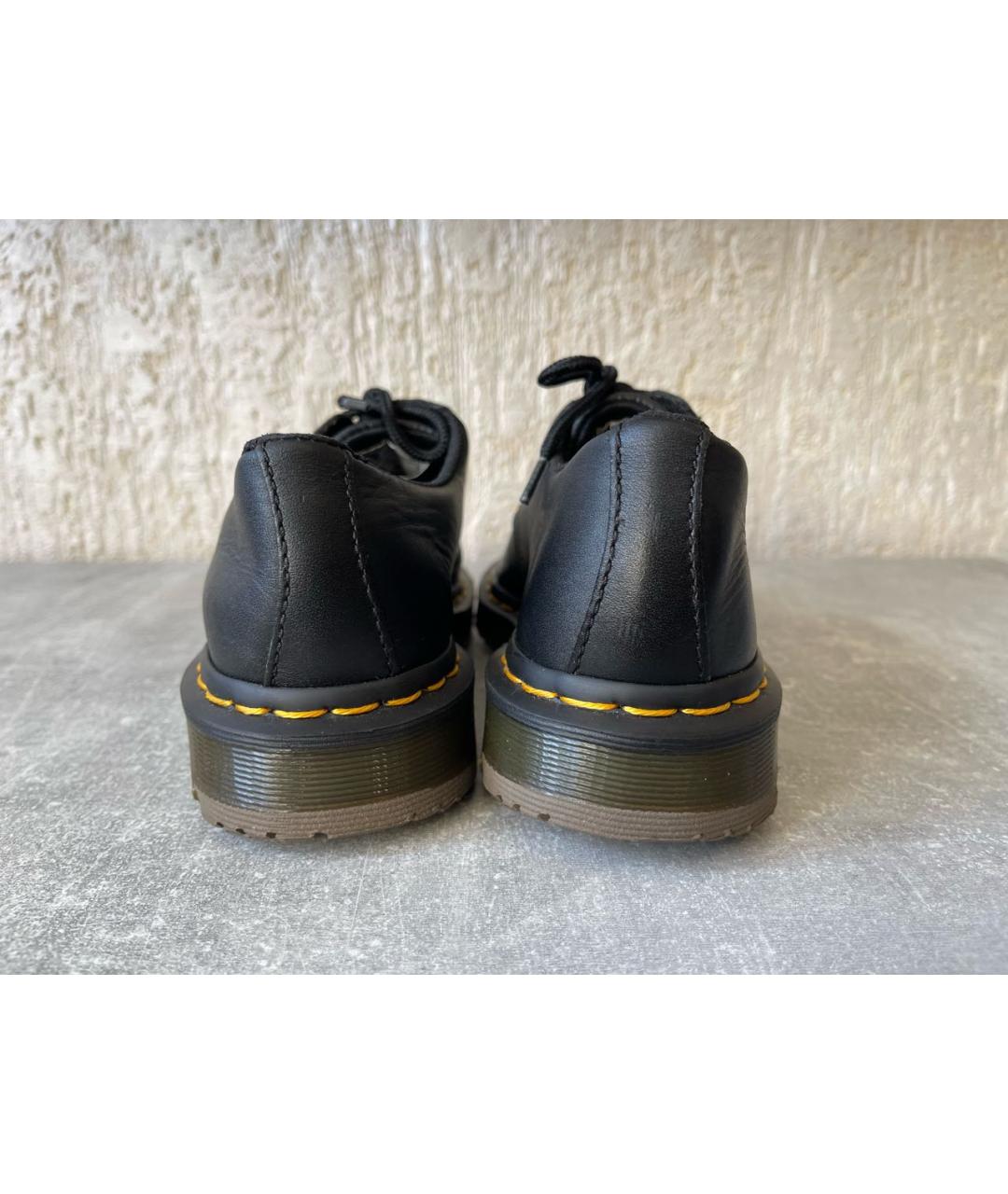 DR. MARTENS Черные кожаные брогги и оксфорды, фото 3