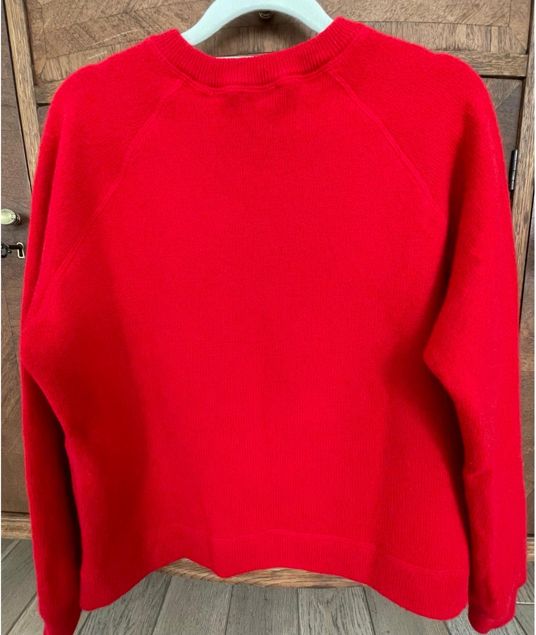 CELINE Красный кашемировый джемпер / свитер, фото 2