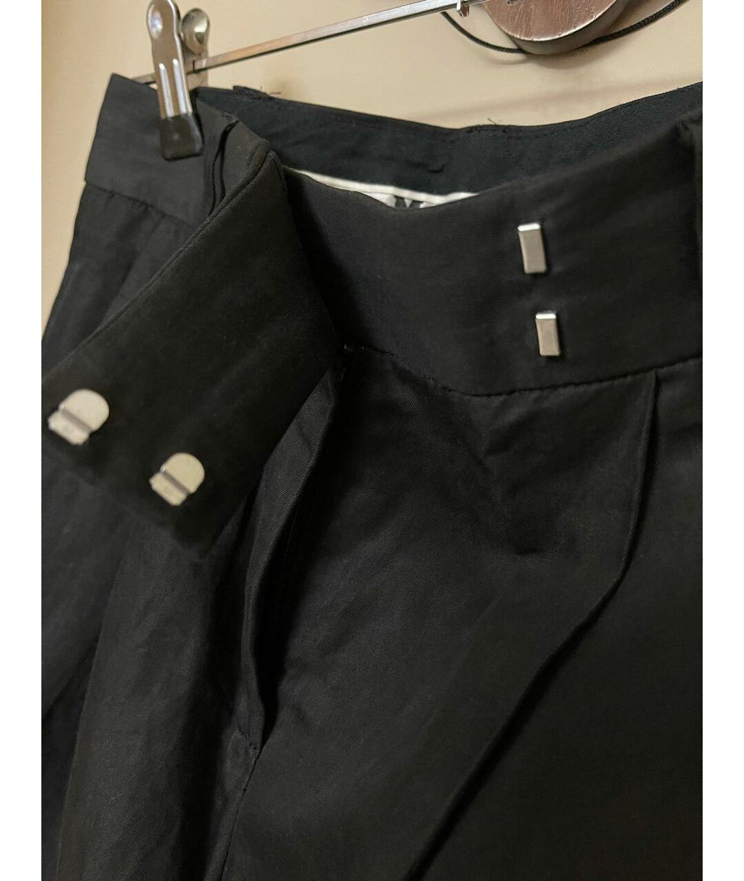 MISSONI Черные хлопковые брюки широкие, фото 5