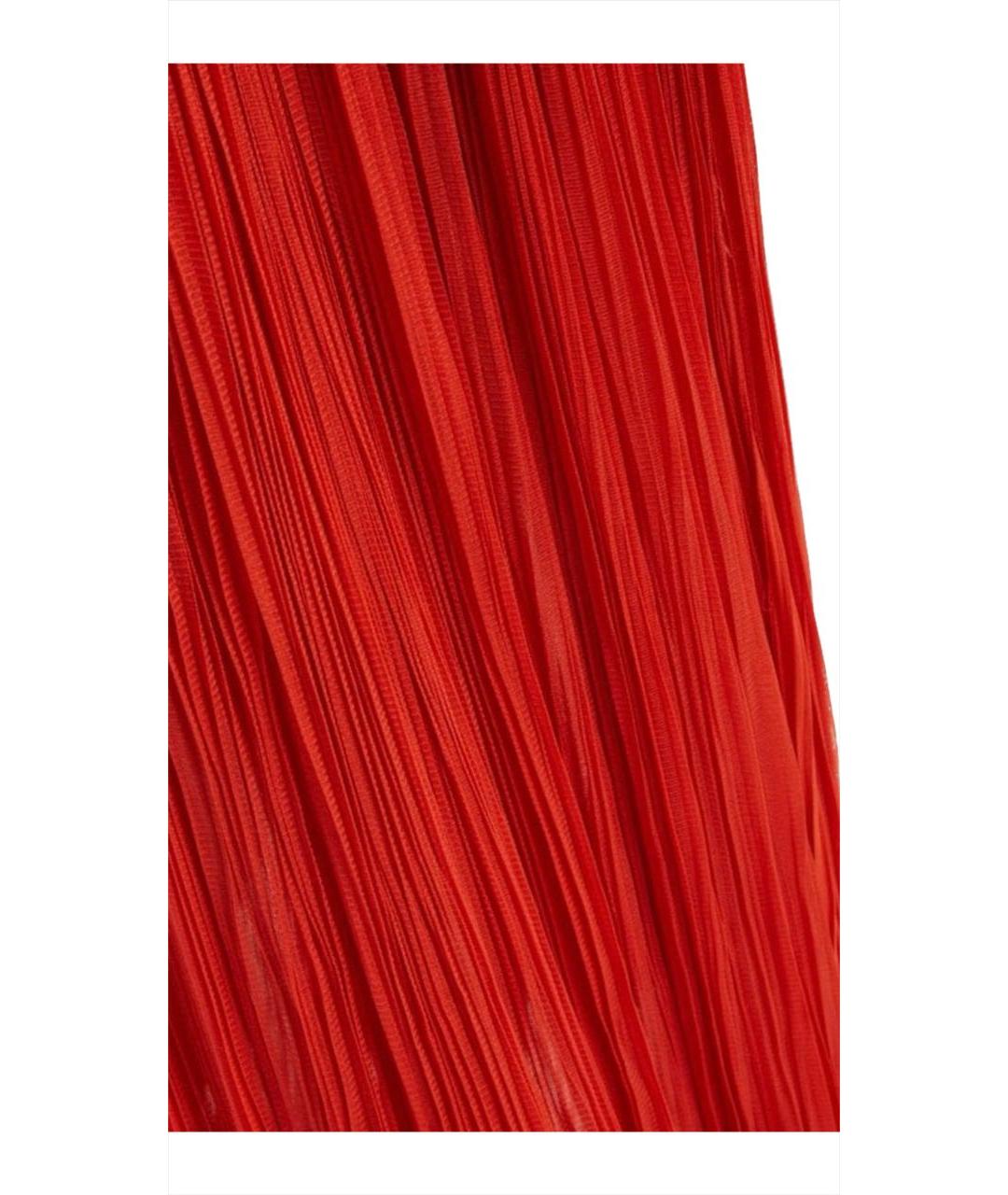 MARIA LUCIA HOHAN Красное шелковое коктейльное платье, фото 6