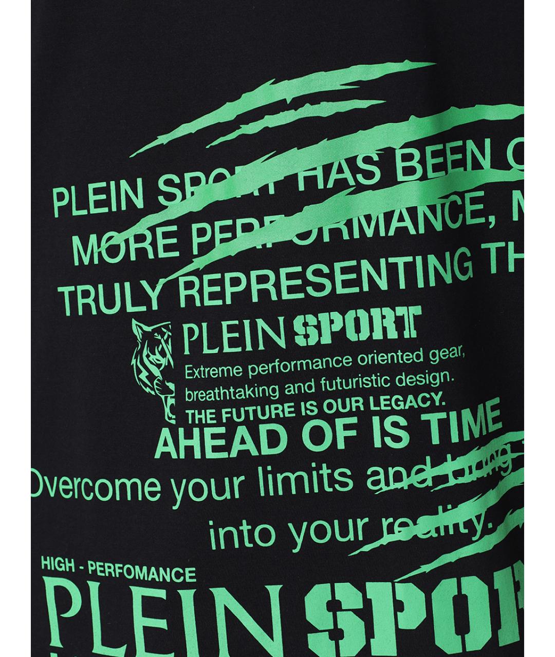PLEIN SPORT Черная футболка, фото 5