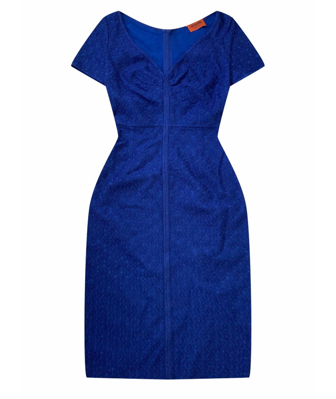 MISSONI Темно-синее коктейльное платье, фото 1