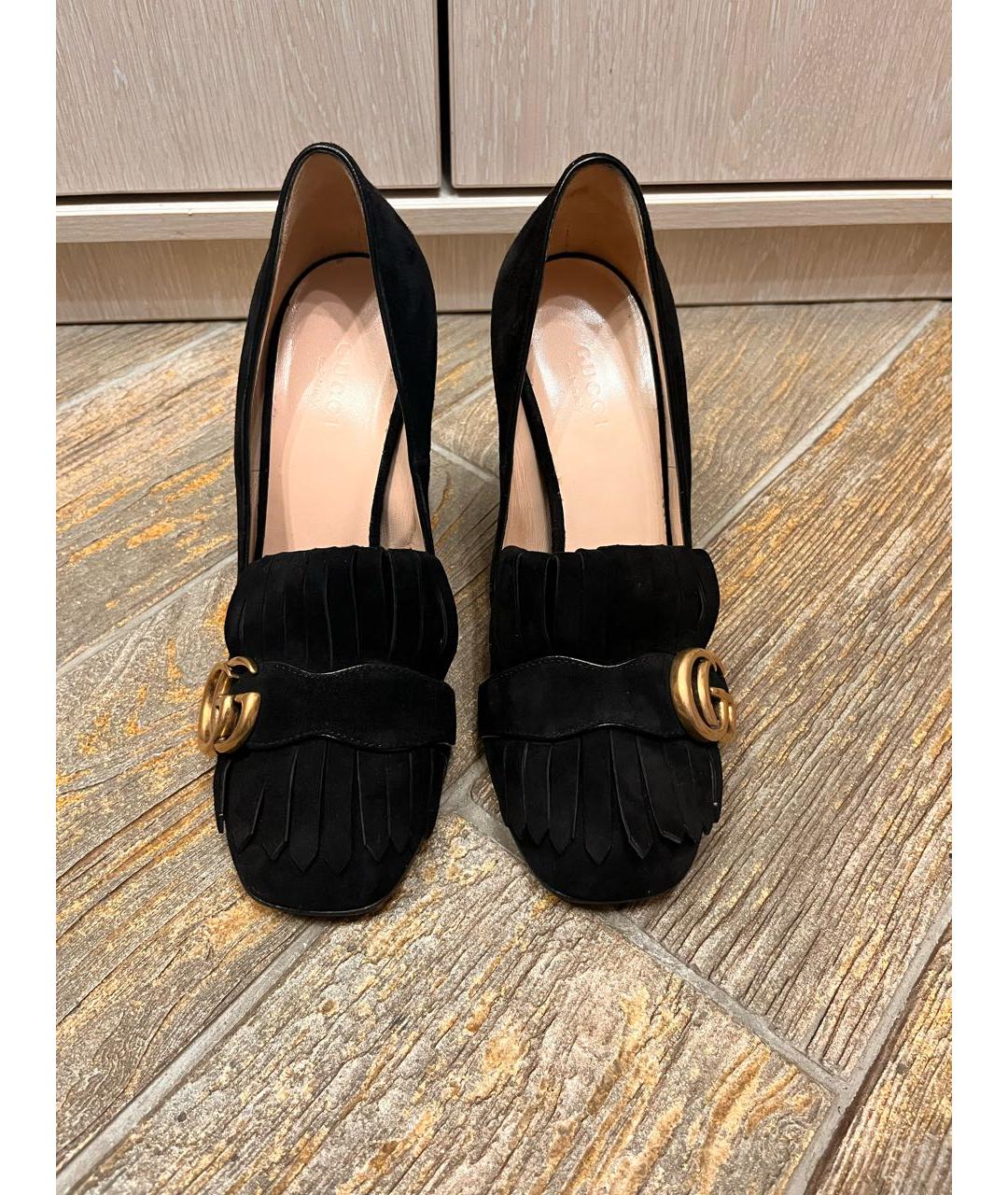 Gucci marmont best sale suede loafers