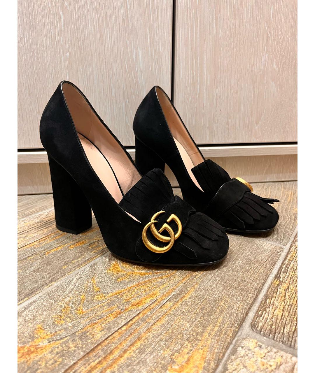 Gucci shoes cheap black heels