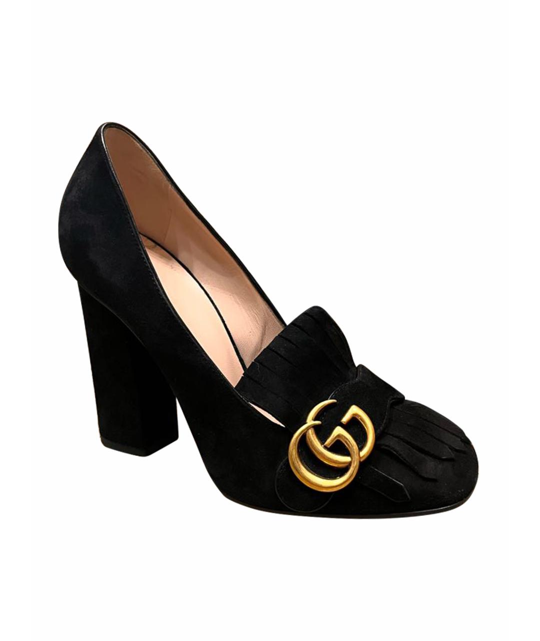 Gucci black shoes for hot sale women