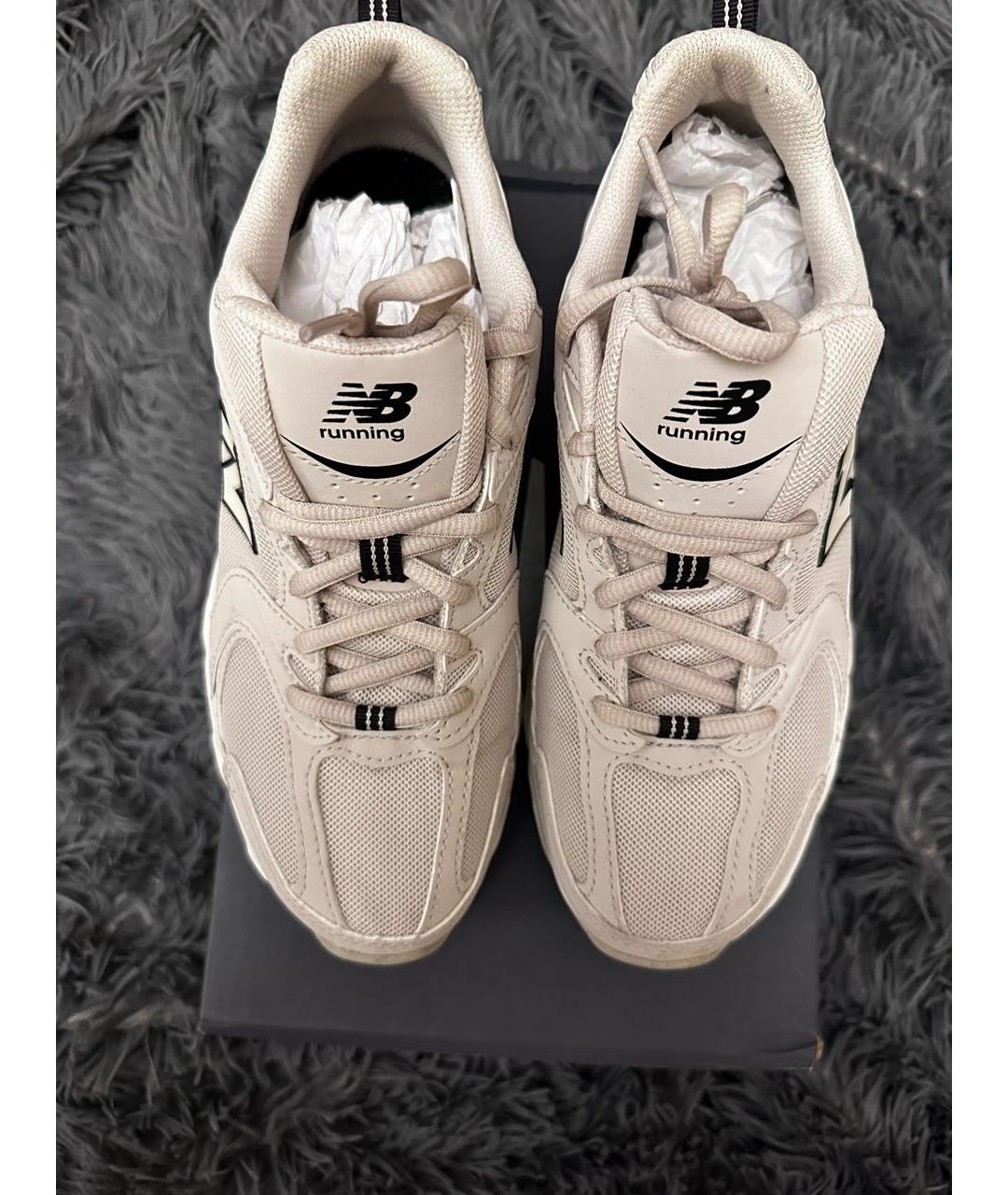 NEW BALANCE Бежевые текстильные кроссовки, фото 3
