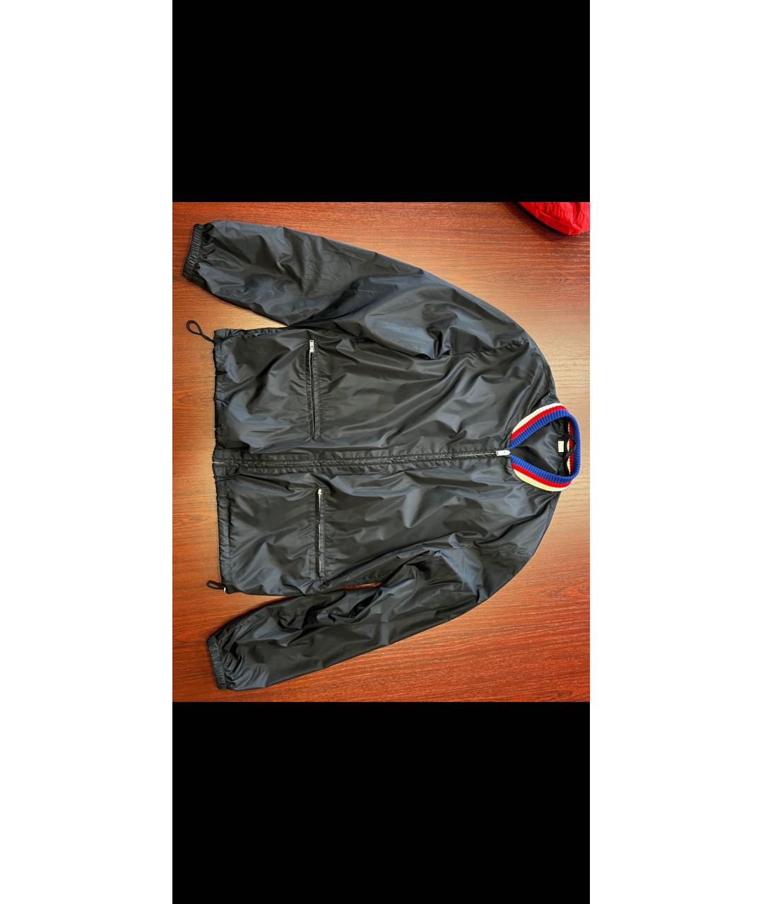GUCCI Черная полиамидовая куртка, фото 3
