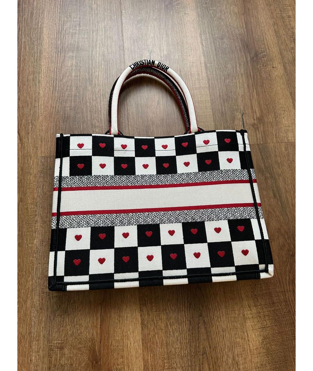 Dior checkered tote hotsell