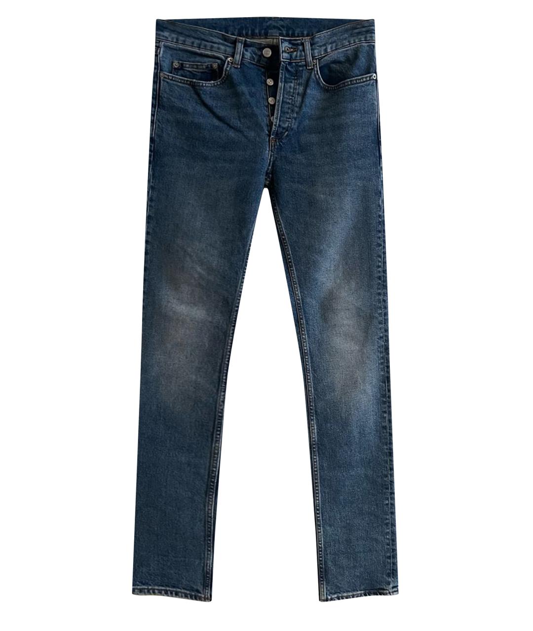 SANDRO Синие хлопко-эластановые джинсы скинни, фото 1