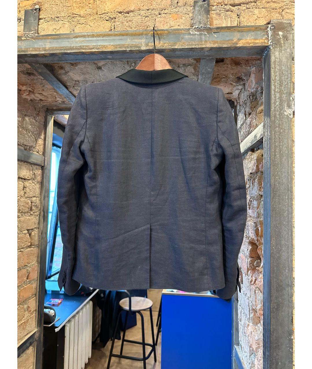 ISABEL MARANT Темно-синий полиэстеровый жакет/пиджак, фото 2