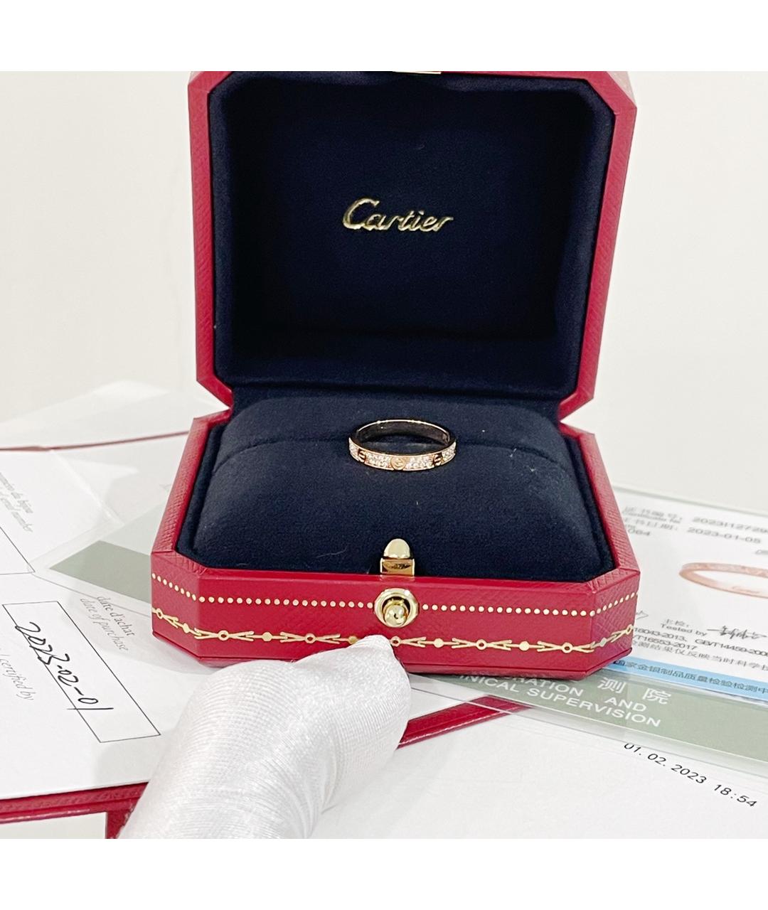 CARTIER Золотое кольцо из розового золота, фото 7