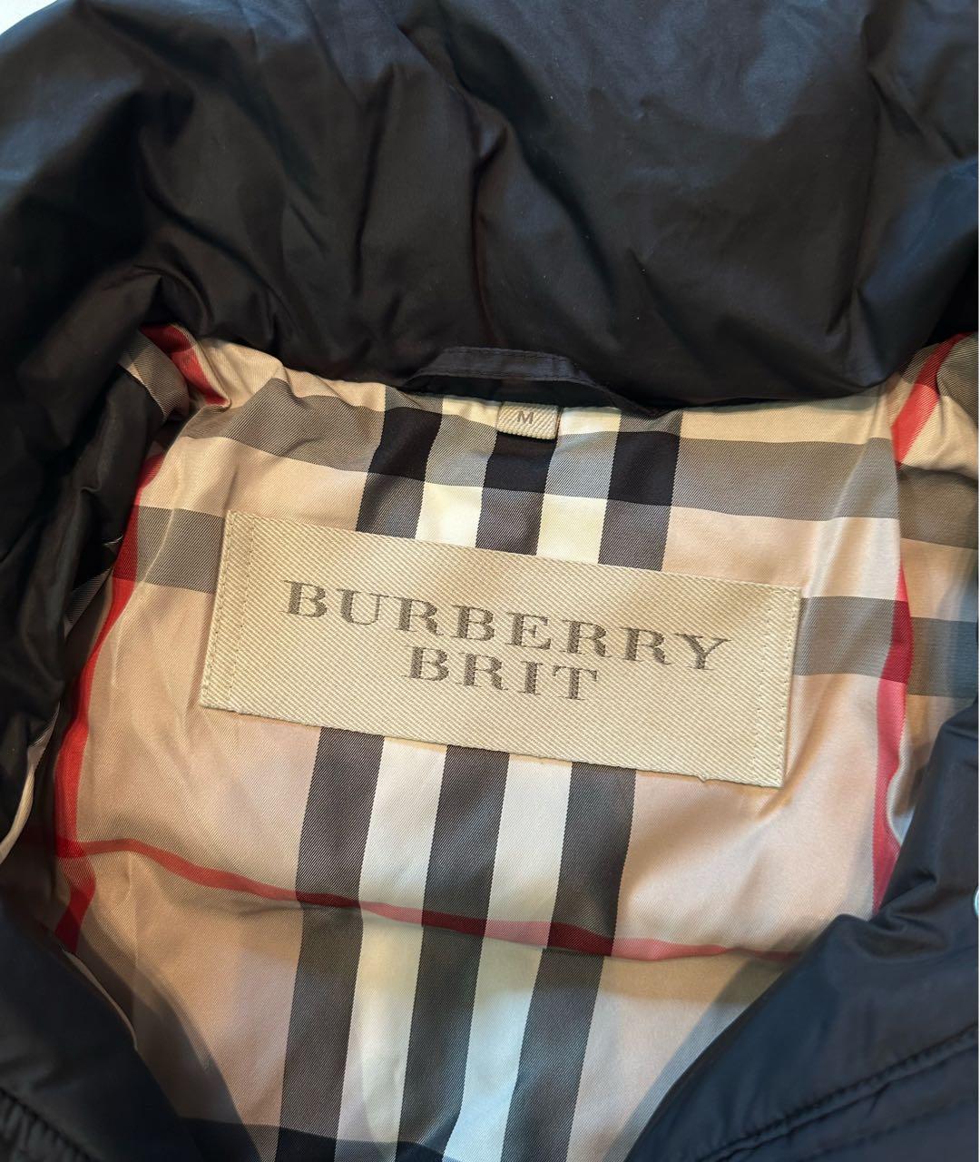 BURBERRY BRIT Черная полиэстеровая куртка, фото 3