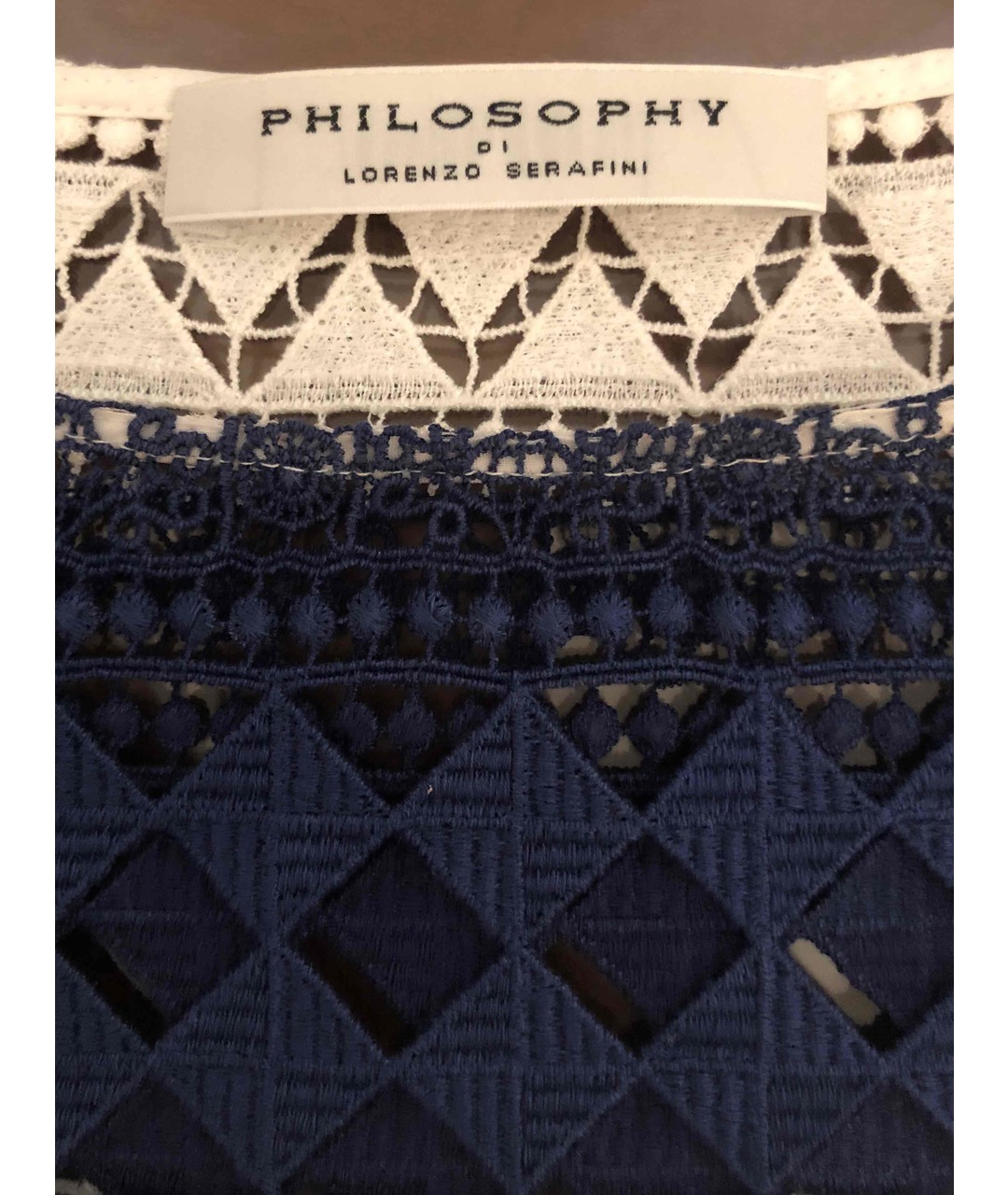 PHILOSOPHY DI LORENZO SERAFINI Синяя хлопковая рубашка, фото 3