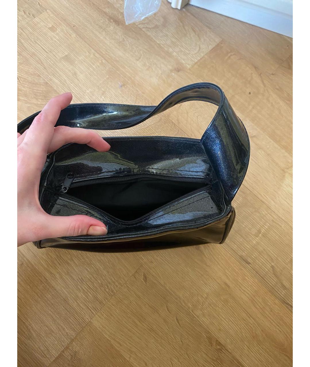 PACO RABANNE Черная сумка с короткими ручками, фото 4