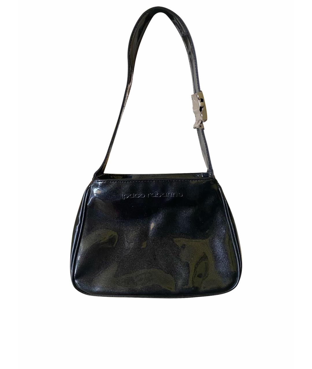 PACO RABANNE Черная сумка с короткими ручками, фото 1