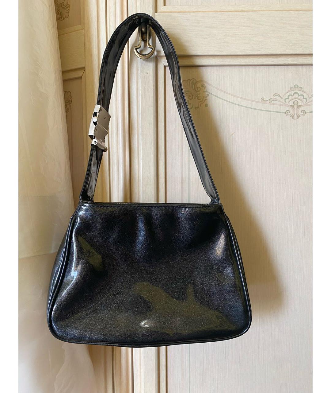 PACO RABANNE Черная сумка с короткими ручками, фото 3