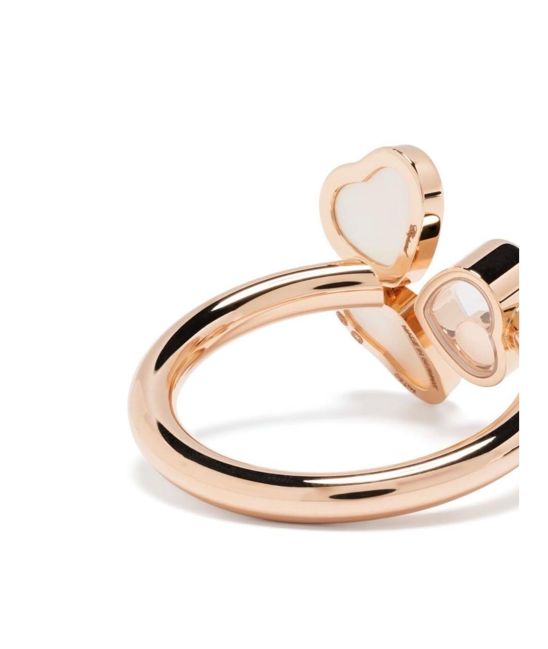 CHOPARD Бежевое кольцо из розового золота, фото 5