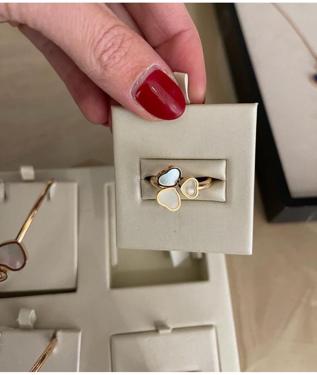 CHOPARD Бежевое кольцо из розового золота, фото 8