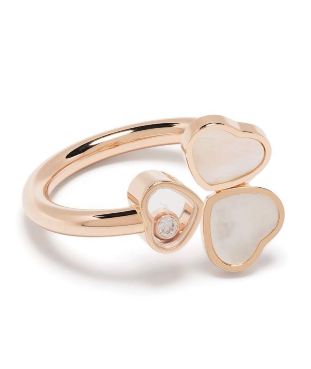 CHOPARD Бежевое кольцо из розового золота, фото 3