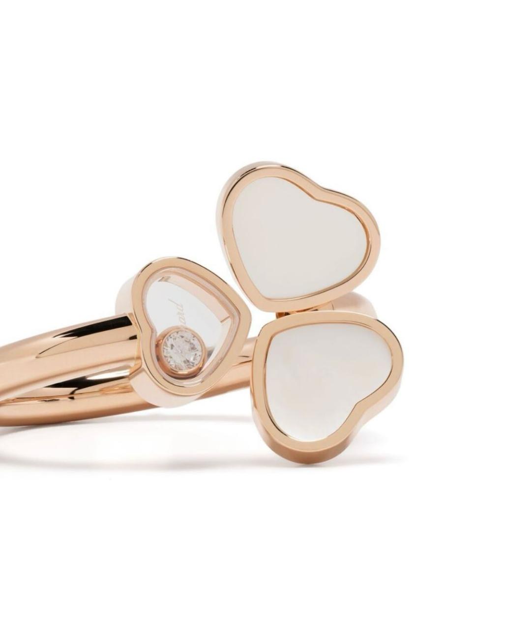 CHOPARD Бежевое кольцо из розового золота, фото 4