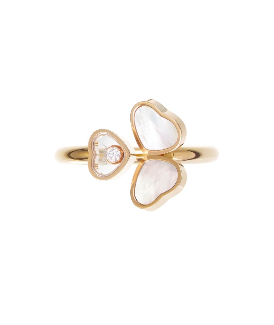 CHOPARD Бежевое кольцо из розового золота, фото 4