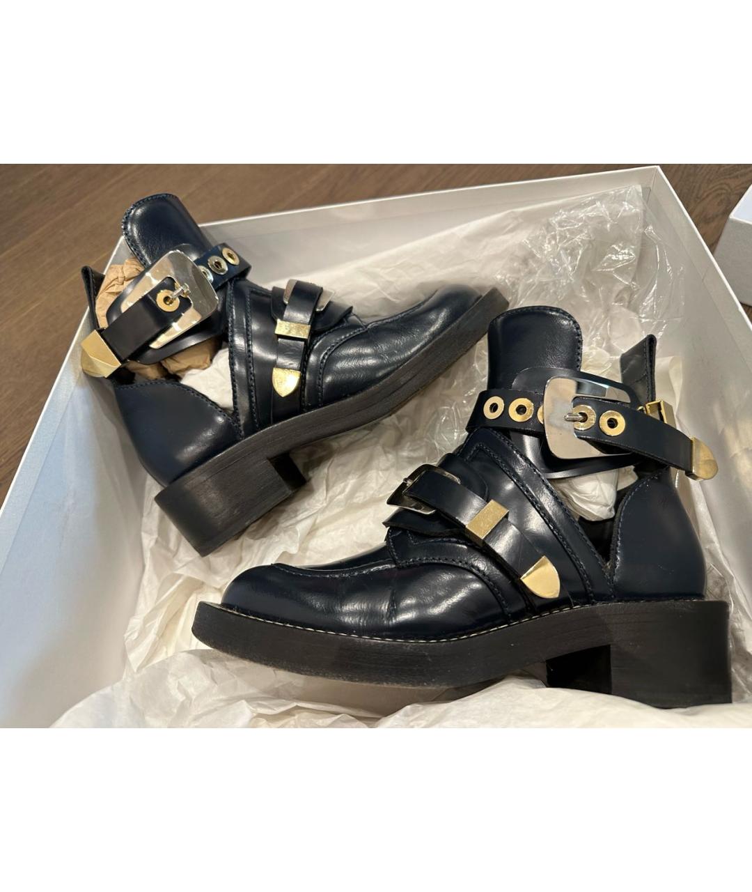 Balenciaga store boots navy