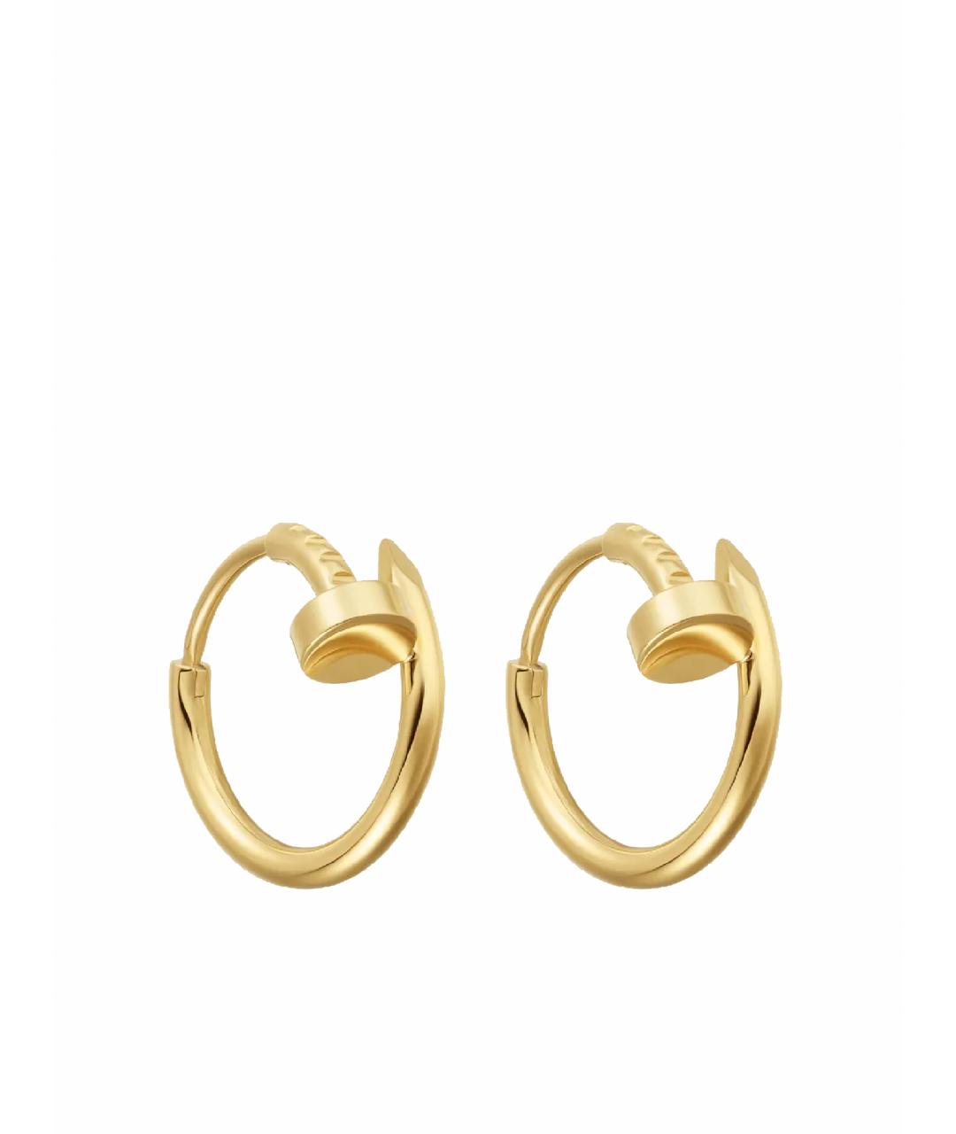 CARTIER Золотые серьги из желтого золота, фото 1