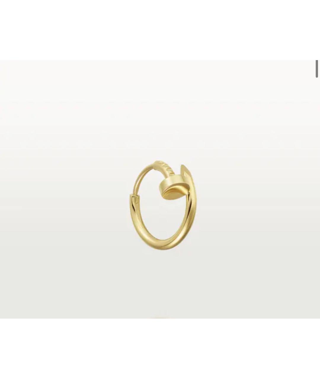CARTIER Золотые серьги из желтого золота, фото 6