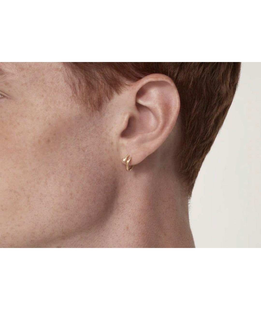 CARTIER Золотые серьги из желтого золота, фото 2