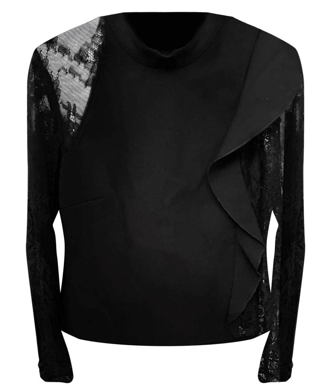 SELF-PORTRAIT Черная вискозная блузы, фото 1