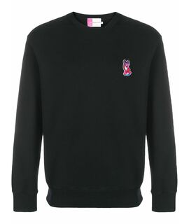 Худи/толстовка MAISON KITSUNE MAISON KITSUNE BLACK ACIDE FOX PATCH SWEATSHIRT