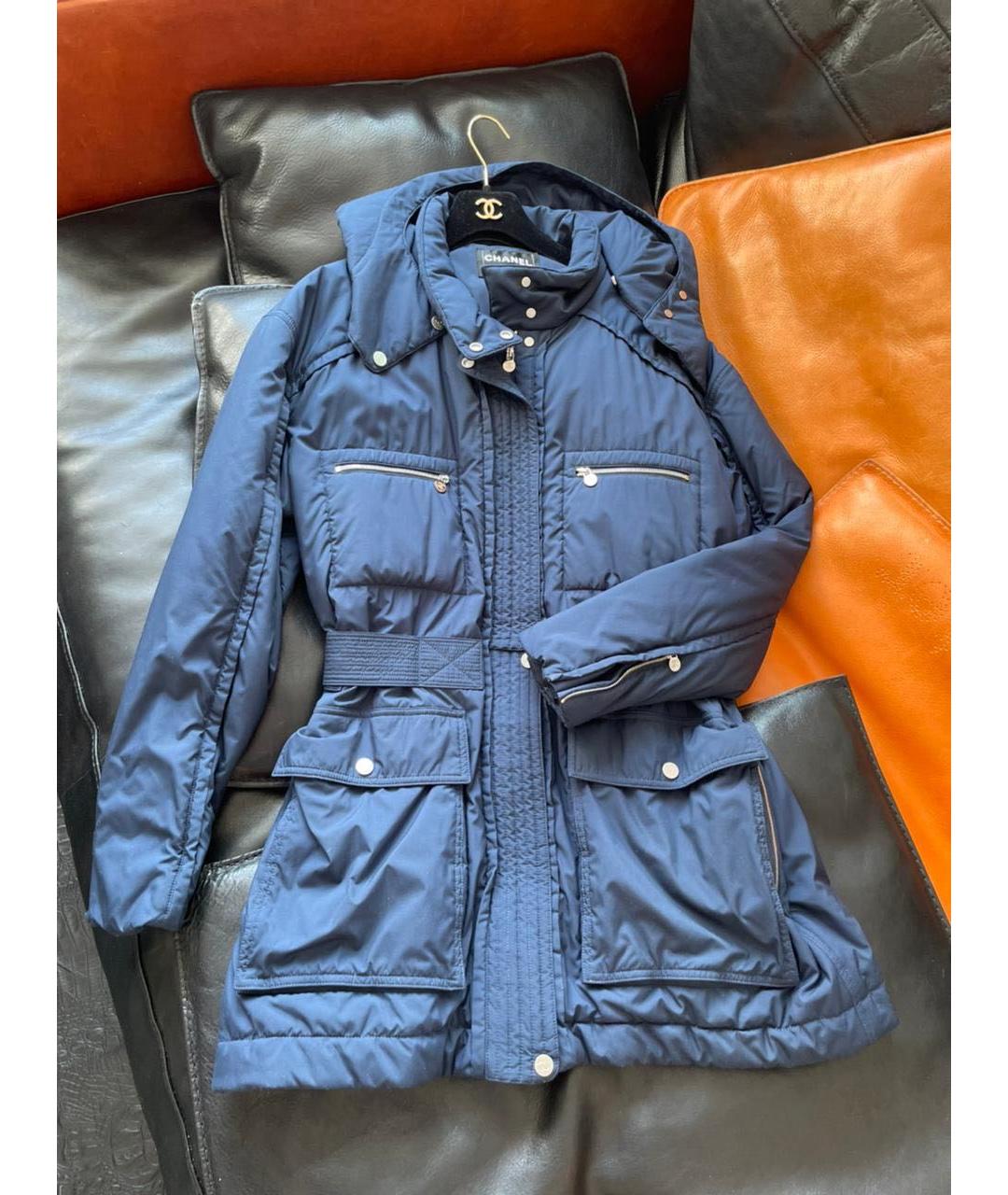 CHANEL PRE-OWNED Синяя куртка, фото 5