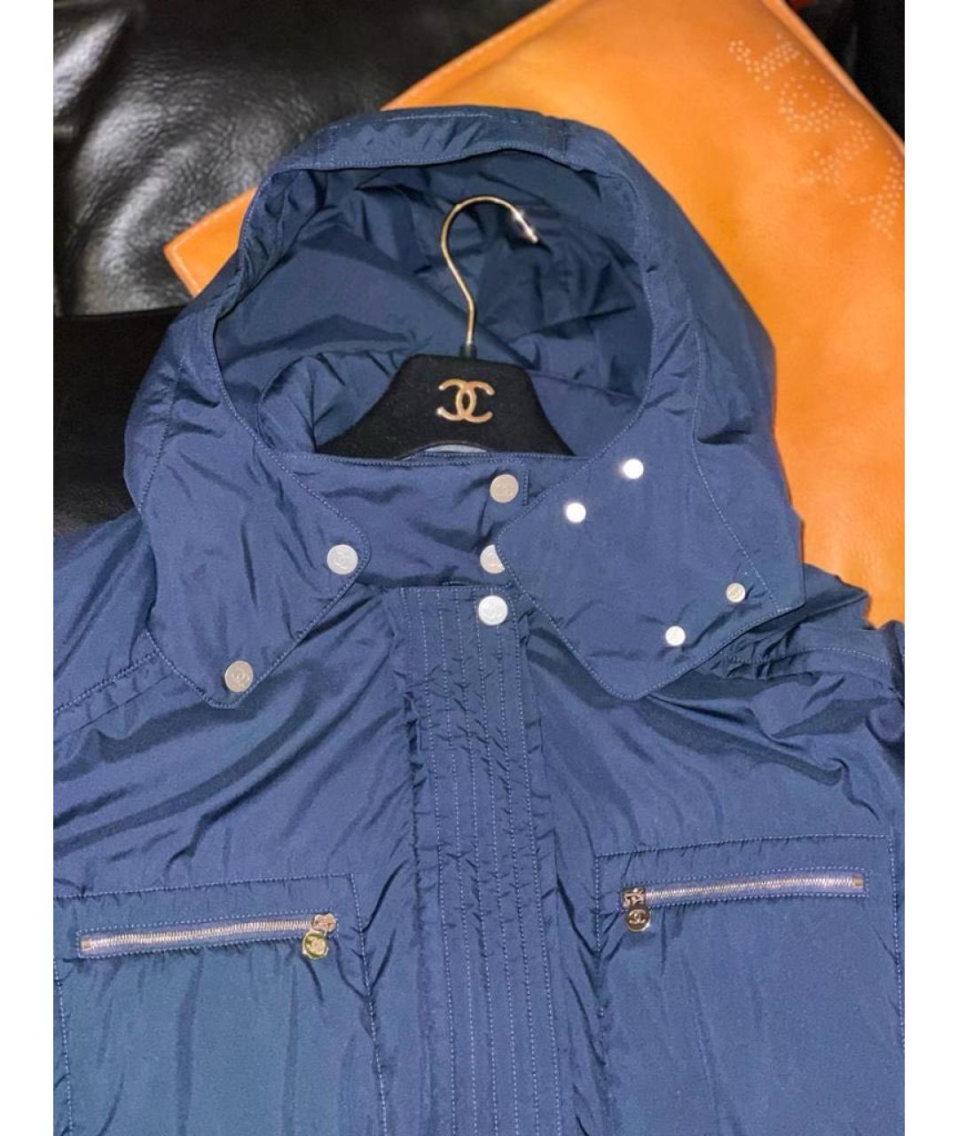 CHANEL PRE-OWNED Синяя куртка, фото 2