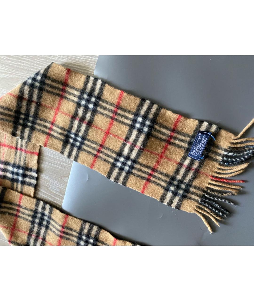 BURBERRY Мульти кашемировый шарф, фото 3