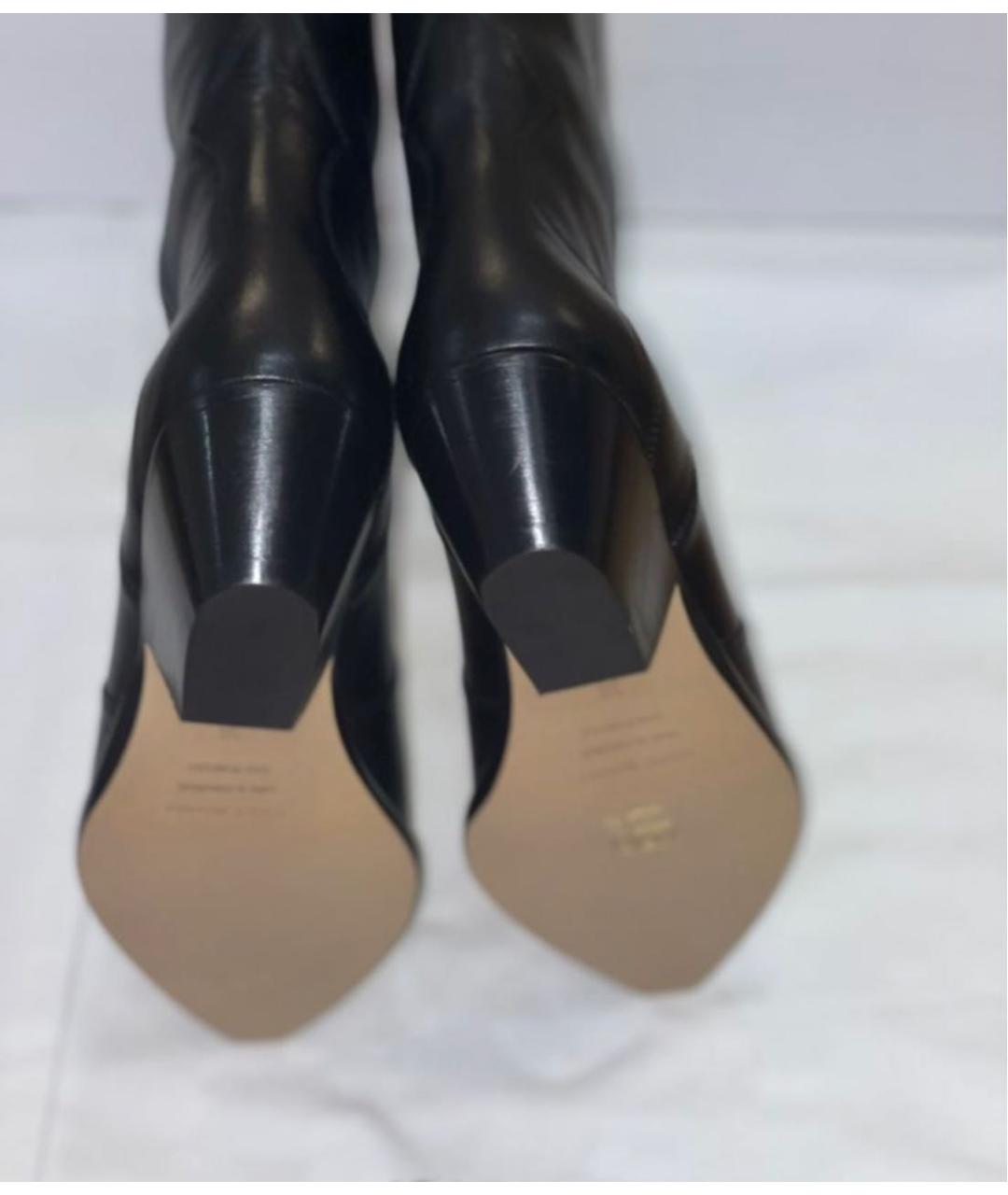 ISABEL MARANT Черные кожаные сапоги, фото 2