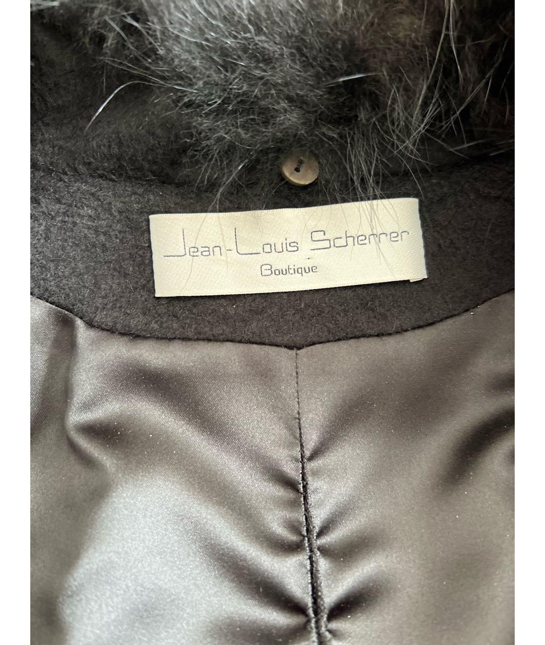 JEAN LOUIS SCHERRER Черное кашемировое пальто, фото 3