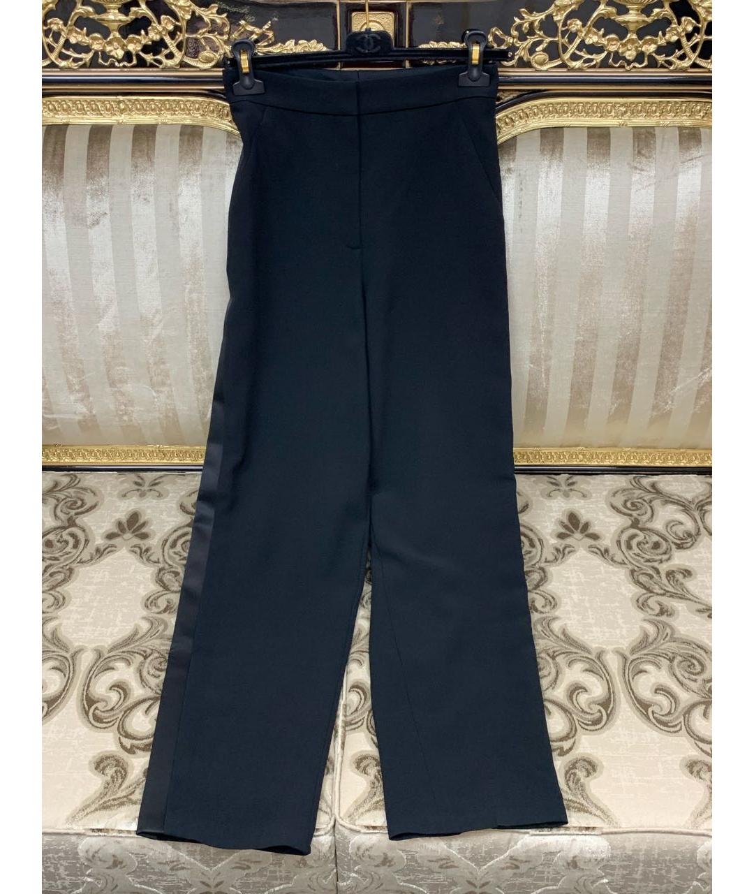 CHANEL PRE-OWNED Черные прямые брюки, фото 7