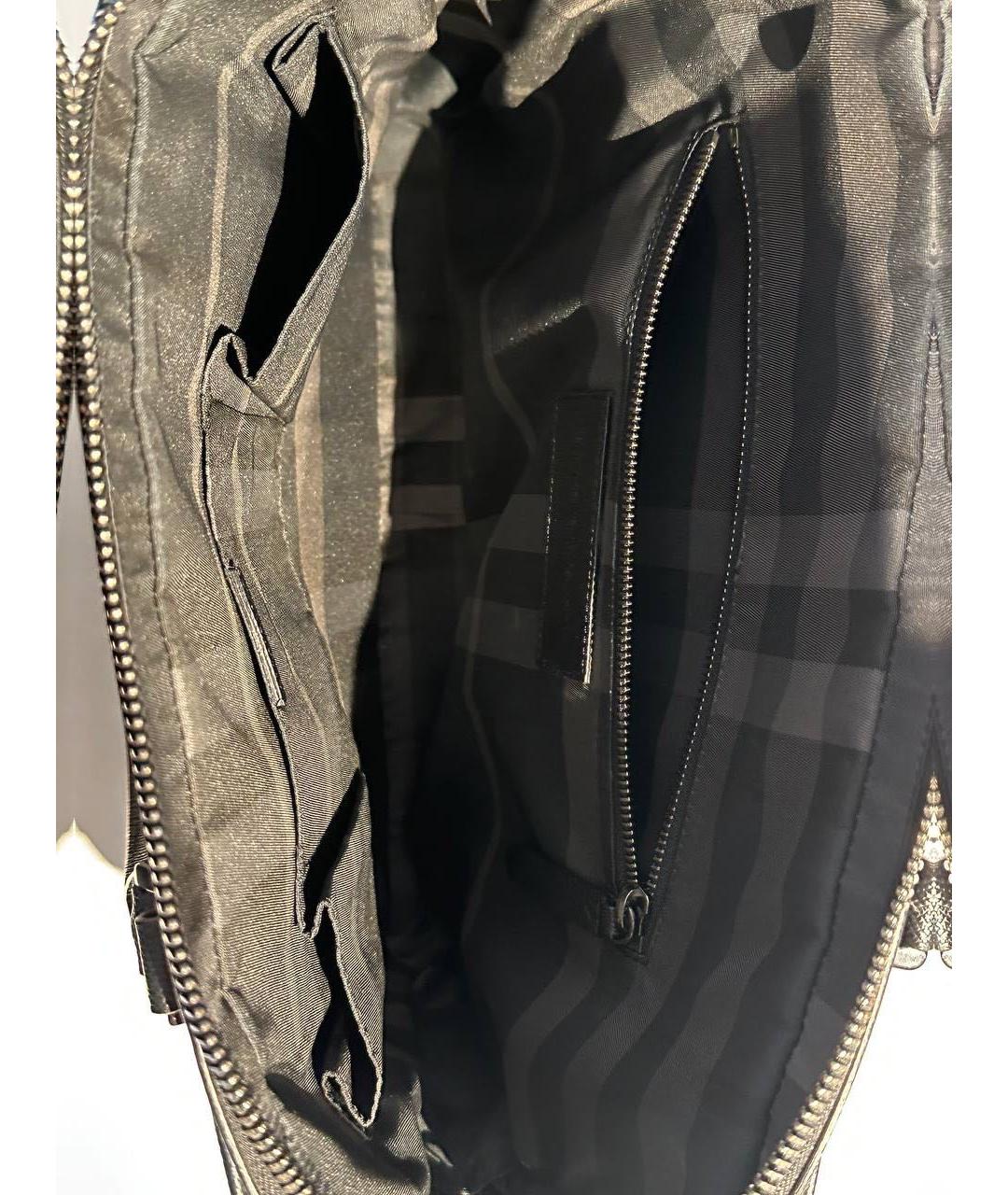 BURBERRY Черный кожаный портфель, фото 4