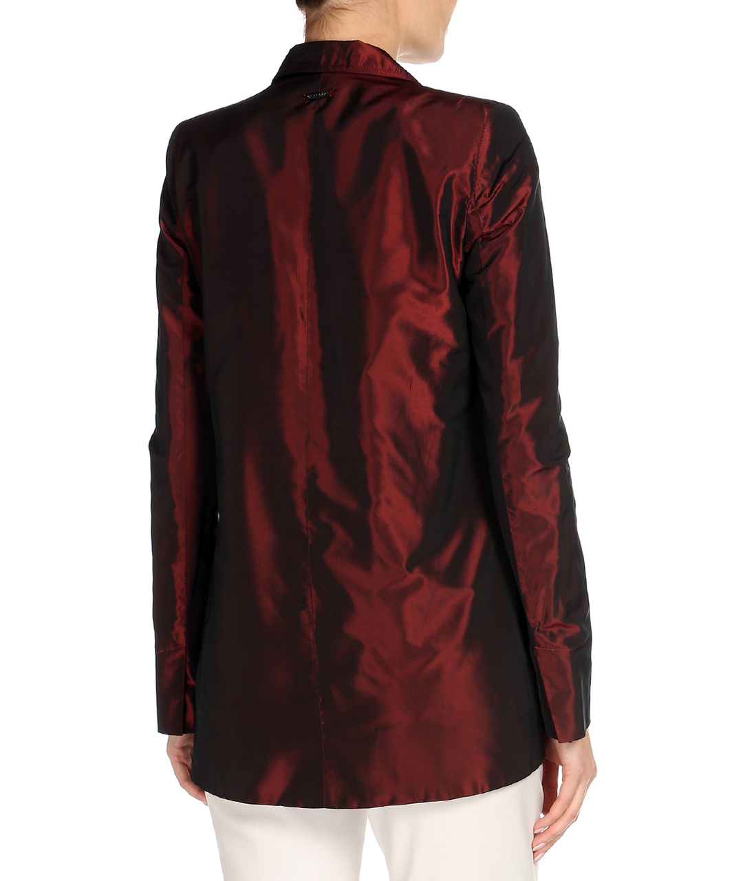 GIANFRANCO FERRE Бордовый ацетатный жакет/пиджак, фото 6