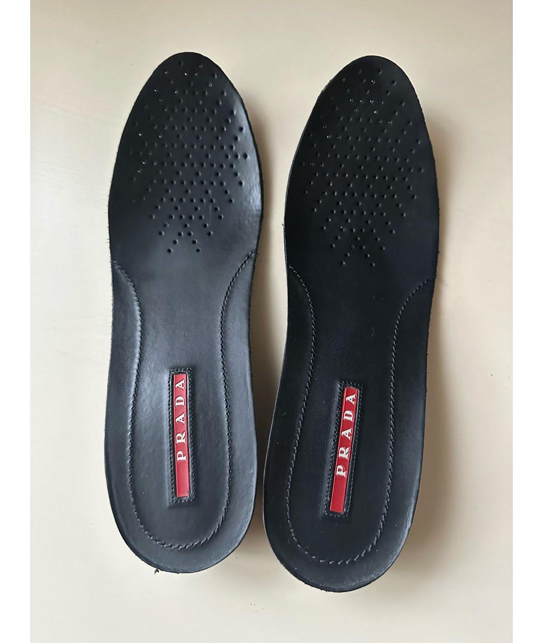 PRADA Бордовые бархатные ботинки, фото 8