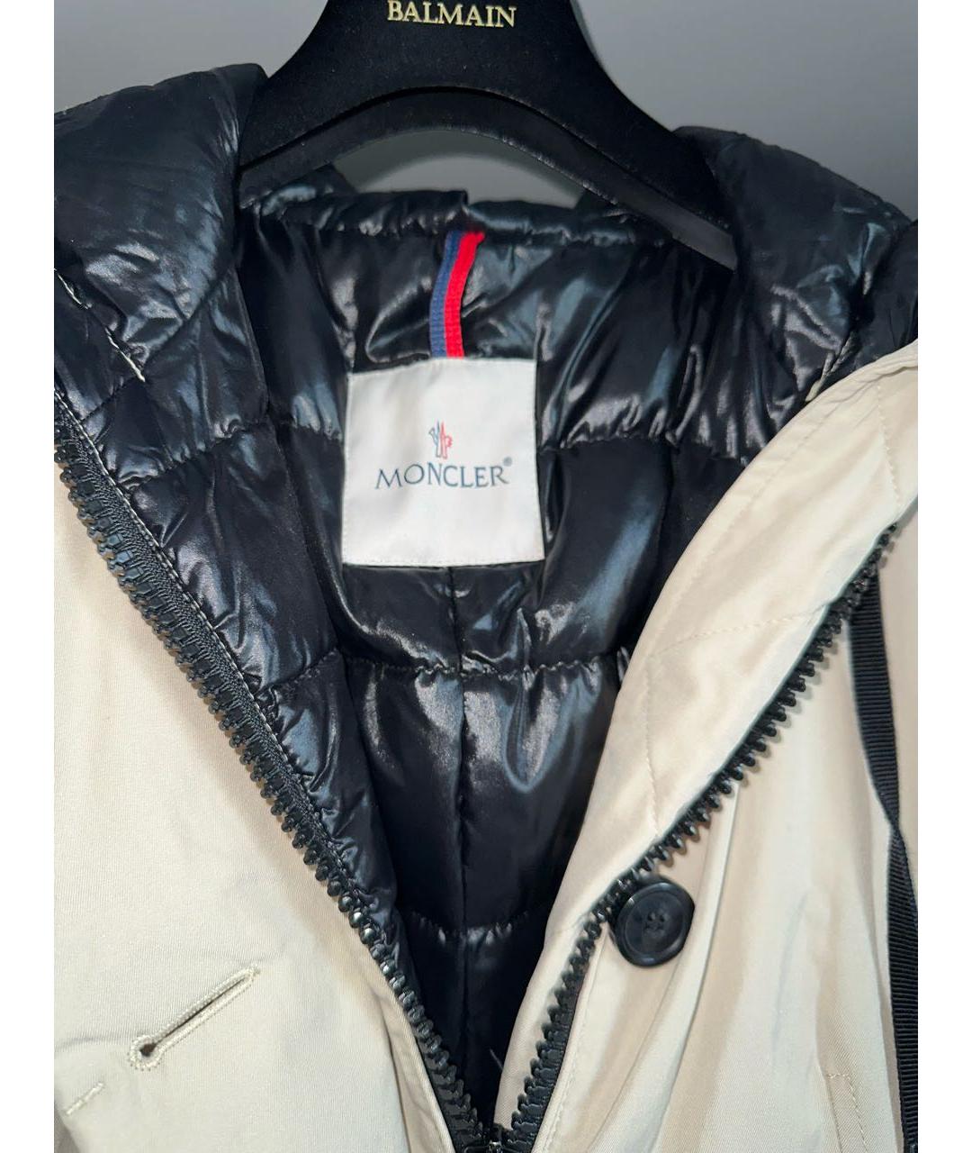 MONCLER Белая парка, фото 3