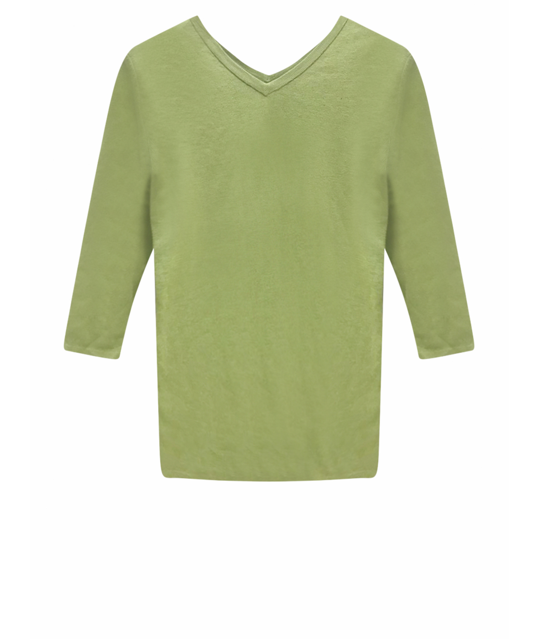 LORO PIANA Зеленый хлопковый джемпер / свитер, фото 1