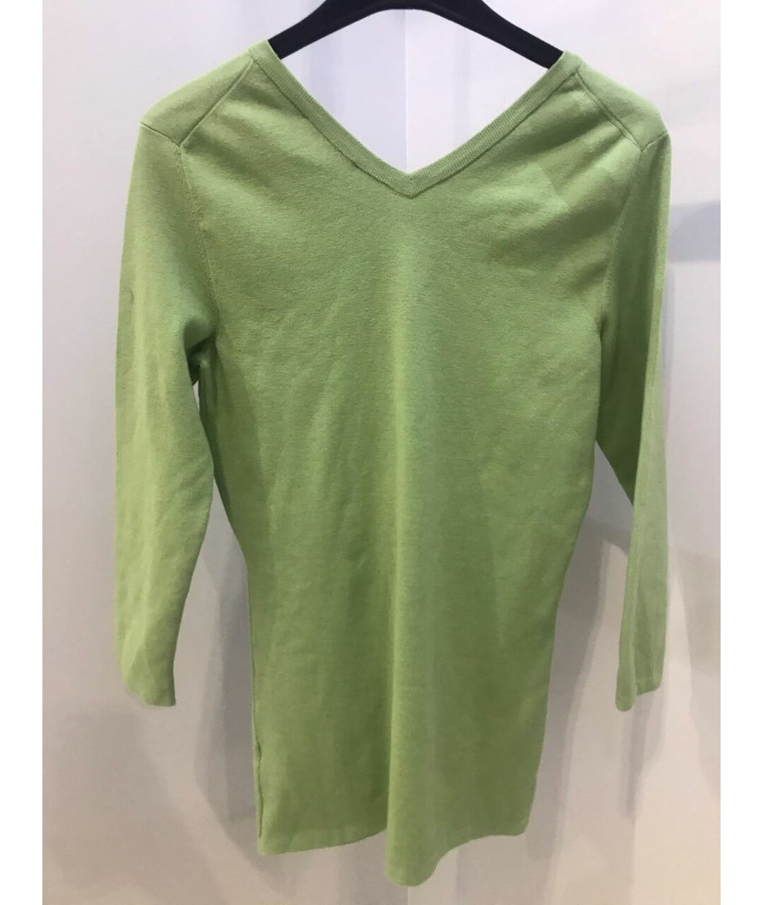 LORO PIANA Зеленый хлопковый джемпер / свитер, фото 2